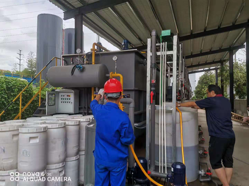 浙農生態龍游基地初期雨水處理系統通過驗收并投入使用